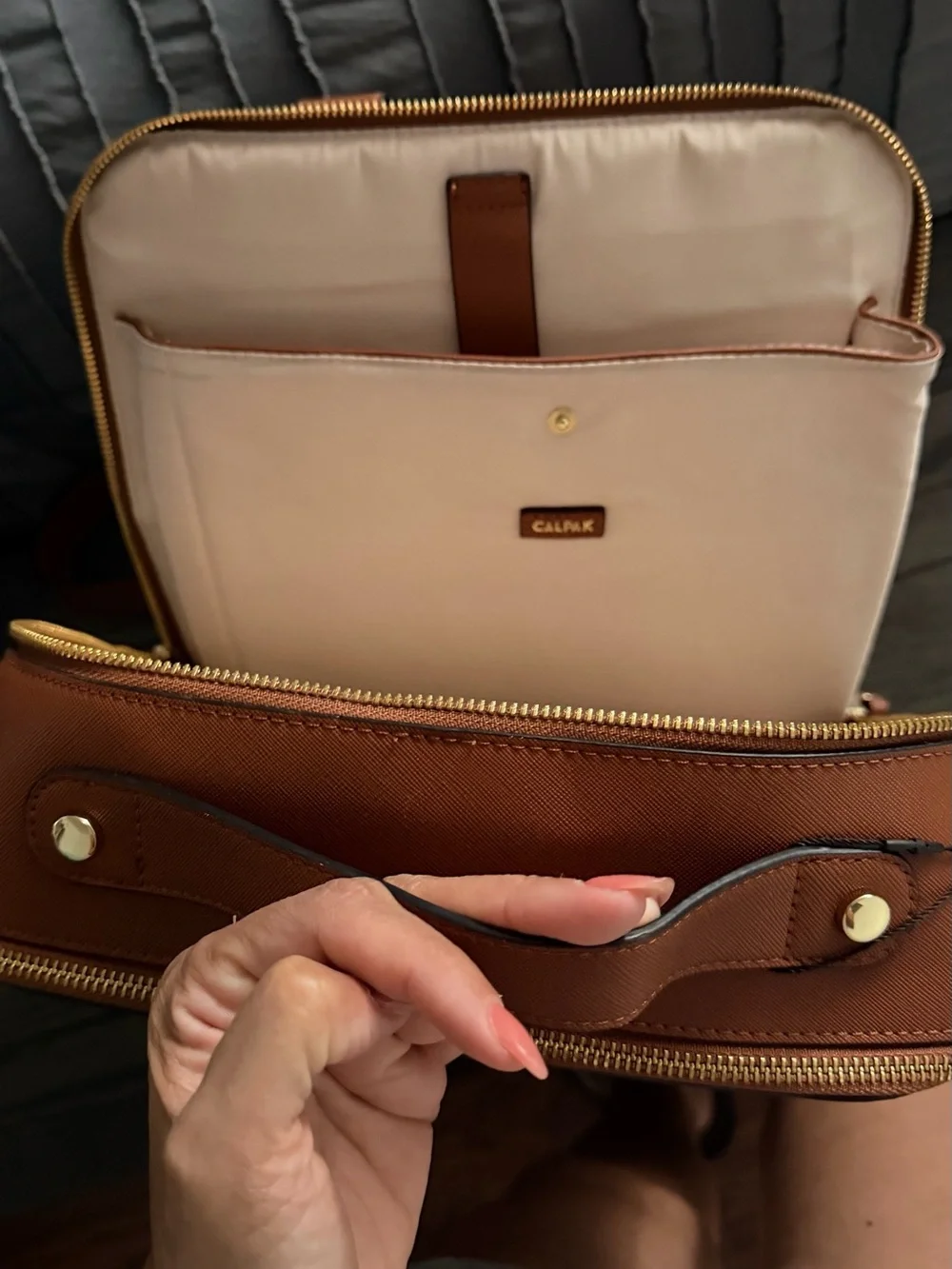 NWOT CALPAK Kaya 15” Laptop Backpack – Ginger Brown